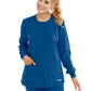 Women's Two-Pocket Snap-Front Stability Warm-Up Scrub Jacket - SK401 - New Royal