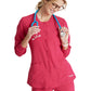 Women's Two-Pocket Snap-Front Stability Warm-Up Scrub Jacket - SK401 - Vibrance Pink