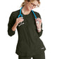 Women's Two-Pocket Snap-Front Stability Warm-Up Scrub Jacket - SK401 - Olive