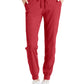 Women's Four-Pocket Low-Rise Theory Jogger Scrub Pant - SKP552 - True Red