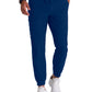 Men's Three-Pocket Drawcord and Zip-Fly Structure Jogger Scrub Pant - SKP572 - Navy