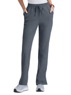 Women's Six-Pocket Tapered Leg Gamma Scrub Pant - SKP623 - Pewter