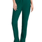 Women's Six-Pocket Tapered Leg Gamma Scrub Pant - SKP623 - Hunter Green