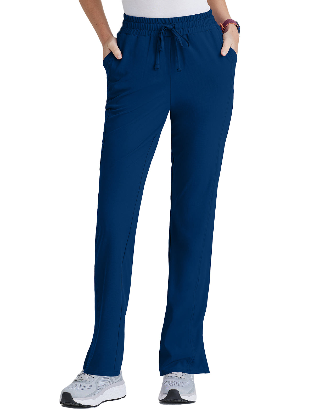 Women's Six-Pocket Tapered Leg Gamma Scrub Pant - SKP623 - Navy