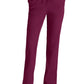 Women's Six-Pocket Tapered Leg Gamma Scrub Pant - SKP623 - Wine