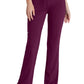 Women's Four-Pocket Fit & Flare Glide Scrub Pant - SKP656 - Wine