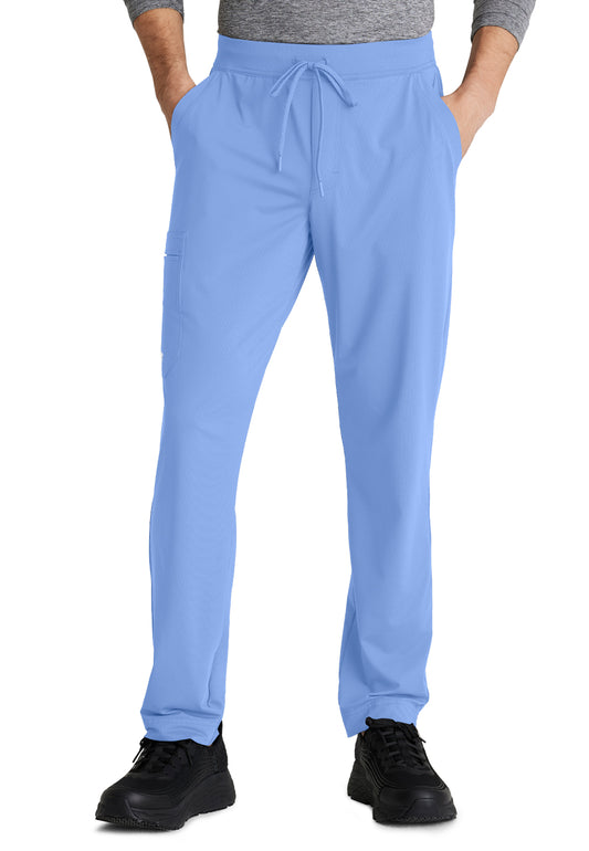 Men's Four-Pocket Slim Rebound Scrub Pant - SKP659 - Ciel Blue