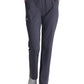 Women's Five-Pocket Shirred Waistband Reach Scrub Pant - SKP668 - Pewter