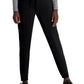 Women's Five-Pocket Ribbed Cuff Pace Jogger Scrub Pant - SKP669 - Black