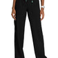 Women's Five-Pocket Wide Leg Scout Scrub Pant - SKP707 - Black