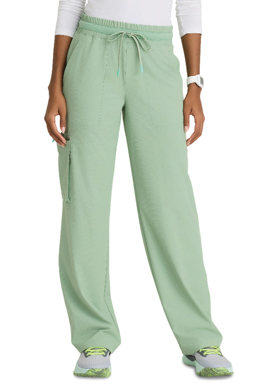 Women's Five-Pocket Wide Leg Scout Scrub Pant - SKP707 - Field Green