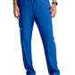 Men's Five-Pocket Elastic Waistband Compass Scrub Pant - SKP718 - New Royal