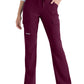Women's Five Pocket Drawstring Reward Scrub Pant - SKP733 - Wine
