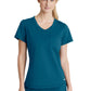 Women's One-Pocket Curved Neck Flow Scrub Top - SKT221 - Bahama