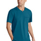 Men's One-Pocket Curved Neck Flex Scrub Top - SKT229 - Bahama