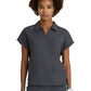 Women's Three-Pocket Charlie Scrub Top - SKT276 - Pewter