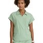 Women's Three-Pocket Charlie Scrub Top - SKT276 - Field Green