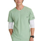 Men's Three-Pocket Round Neck Station Scrub Top - SKT277 - Field Green