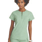 Women's Two-Pocket Round Neck Trek Scrub Top - SKT284 - Field Green