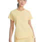 Women's Two-Pocket Round Neck Trek Scrub Top - SKT284 - Soft Citrine