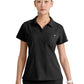 Women's Three Pocket Y-Neck Honor Scrub Top - SKT302 - Black