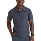 Men's Three Pocket Y-Neck Merit Scrub Top - SKT305 - Pewter