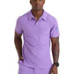 Men's Three Pocket Y-Neck Merit Scrub Top - SKT305 - Luxe Lavender