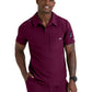 Men's Three Pocket Y-Neck Merit Scrub Top - SKT305 - Wine
