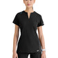 Women's Three Pocket V-Neck Reward Scrub Top - SKT312 - Black
