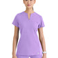 Women's Three Pocket V-Neck Reward Scrub Top - SKT312 - Luxe Lavender