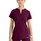 Women's Three Pocket V-Neck Reward Scrub Top - SKT312 - Wine
