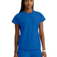Women's Three-Pocket Fresh Round Neck Top - SKT326 - New Royal