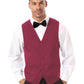 Unisex 2-Pocket Scotchgard Treated Bistro Vest - BG1260 - Burgundy