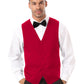 Unisex 2-Pocket Scotchgard Treated Bistro Vest - BG1260 - Red