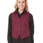 Women's 2-Pocket Scotchgard Treated Bistro Vest - BG1265 - Burgundy