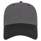 Unisex Relaxed Golf Cap - BG1510C - Dark Gray/Black