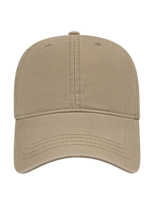 Unisex Relaxed Golf Cap - BG1510C - Khaki