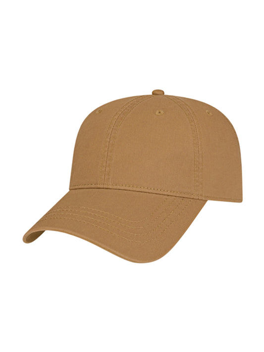 Unisex Relaxed Golf Cap - BG1510C - Rich Khaki