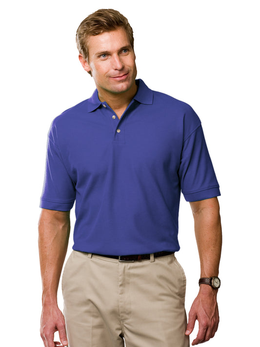 Men's Stain Release Pique Polo - BG2201 - French Blue