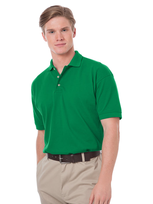 Men's Stain Release Pique Polo - BG2201 - Kelly