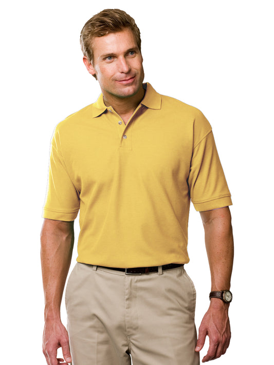 Men's Stain Release Pique Polo - BG2201 - Maize