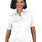 Women's Pocketless Bonded Collar Dress Polo - BG6007 - White
