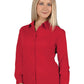 Women's Pocketless Long Sleeve Poplin Shirt - BG6210 - Red