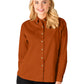 Women's Pocketless Cotton Twill Shirt - BG6213 - Burnt Orange