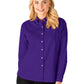 Women's Pocketless Cotton Twill Shirt - BG6213 - Grape