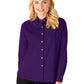 Women's Pocketless Cotton Twill Shirt - BG6213 - Purple