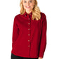 Women's Pocketless Cotton Twill Shirt - BG6213 - Red
