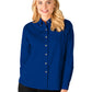 Women's Pocketless Cotton Twill Shirt - BG6213 - Royal