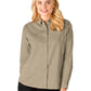 Women's Pocketless Cotton Twill Shirt - BG6213 - Tan