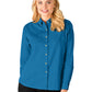 Women's Pocketless Cotton Twill Shirt - BG6213 - Turquoise